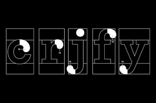 <p>Beneath the mono-linear construction, the softness of old ink in teardrop shapes blends with the digital sharpness of horizontal terminals.</p>