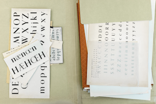 <p>Orpheus overview folder, Walter Tiemann, 1962. Courtesy the artist’s estate, Klingspor Museum Archive, Offenbach am Main.</p>